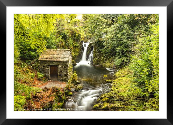 rydal mount Framed Mounted Print by stephen cooper
