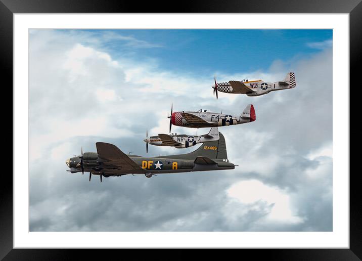 Sally B and Her Little Friends Framed Mounted Print by J Biggadike