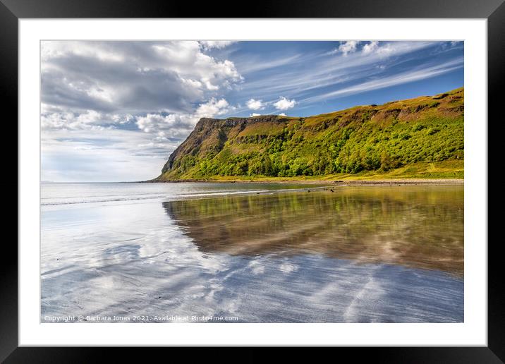 Carsaig Cliffs Isle of Mull Inner Hebrides Scotlan Framed Mounted Print by Barbara Jones