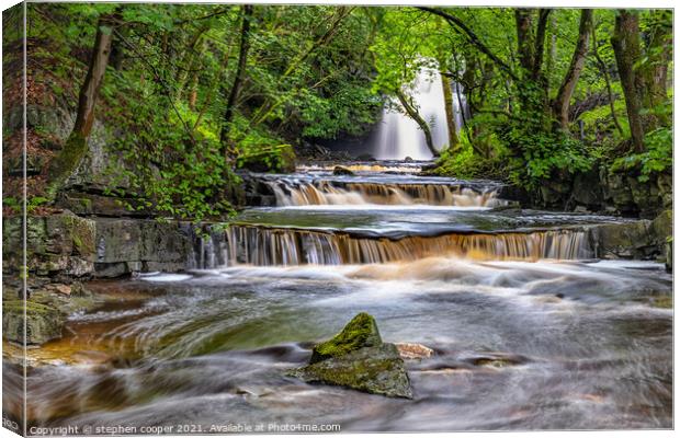  waterfalls Canvas Print by stephen cooper