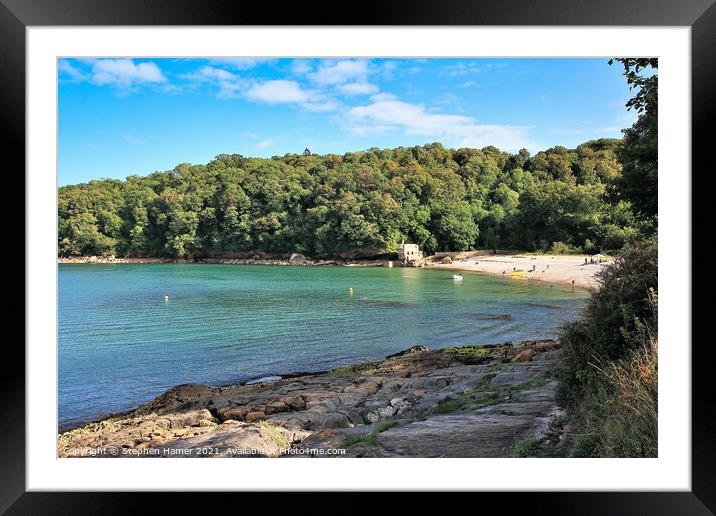Elberry Cove Framed Mounted Print by Stephen Hamer