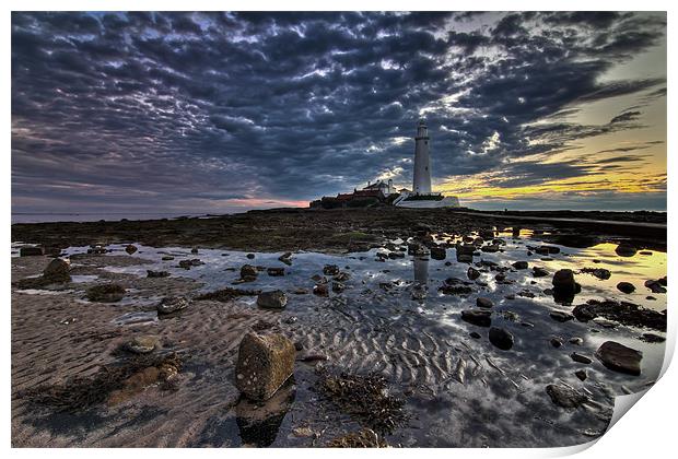 St Mary's - Sunday Morning Print by Paul Appleby