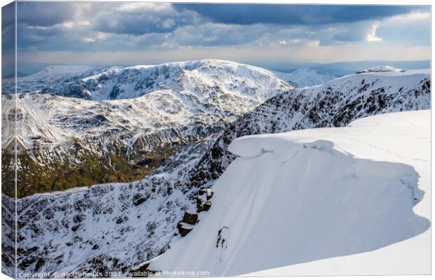 Fairfield in Winter Canvas Print by geoff shoults