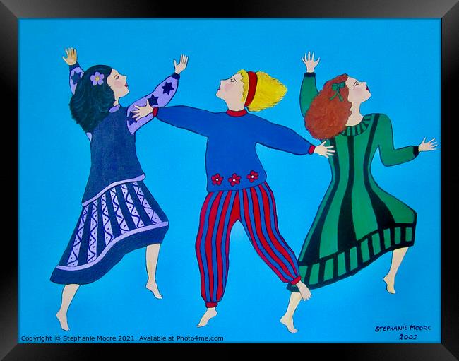 Dancing for Joy Framed Print by Stephanie Moore