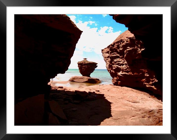 Thunder Cove Framed Mounted Print by Stephanie Moore