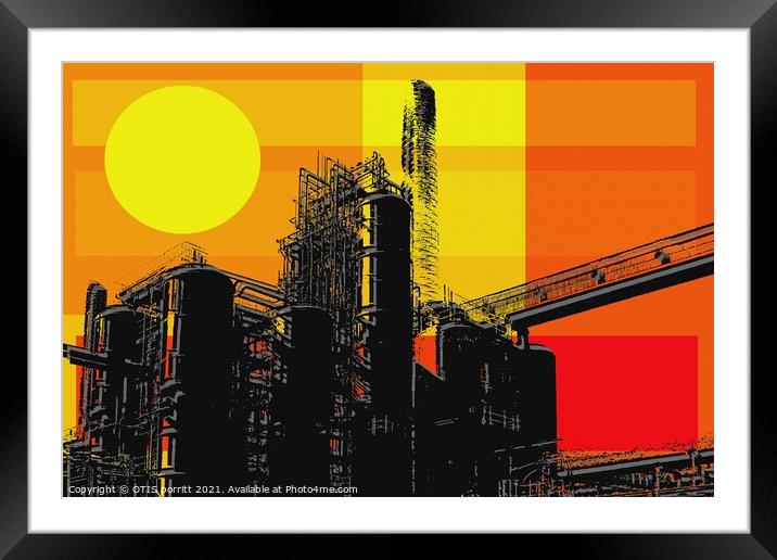 WE  BUILT THIS CITY 10 Framed Mounted Print by OTIS PORRITT