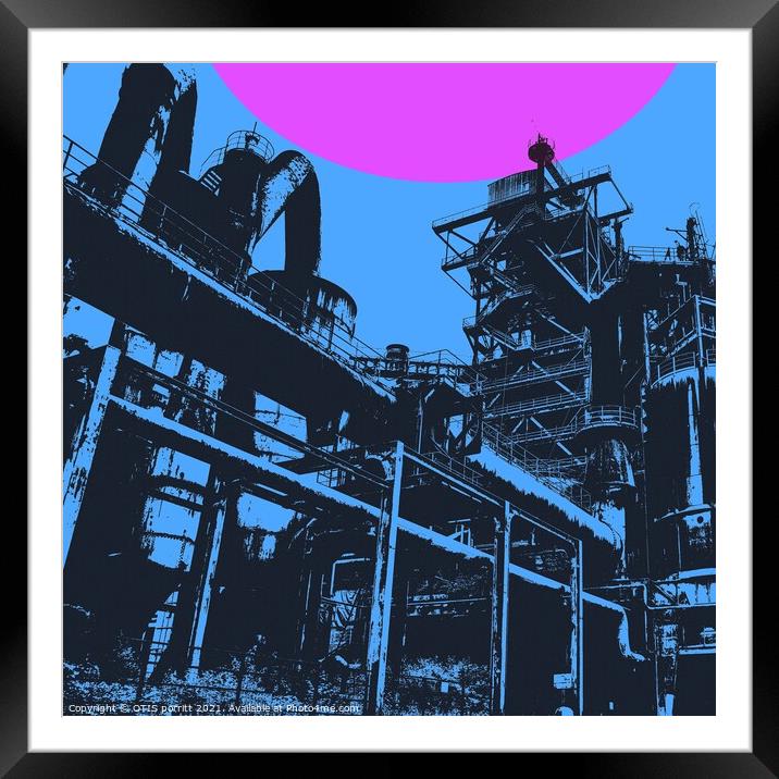 INDUSTRIAL COMPLEX Framed Mounted Print by OTIS PORRITT