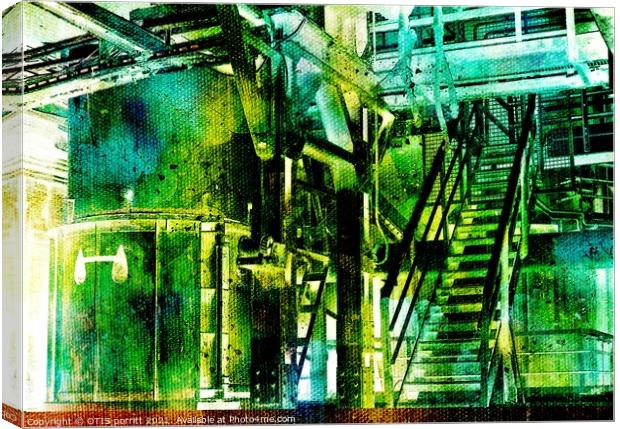 Industrial Complex 7  Canvas Print by OTIS PORRITT