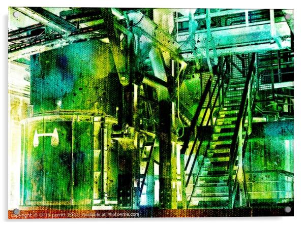 Industrial Complex 7  Acrylic by OTIS PORRITT