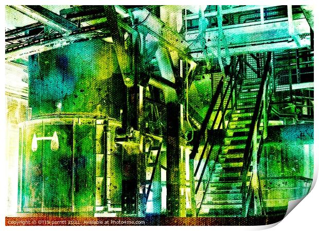 Industrial Complex 7  Print by OTIS PORRITT