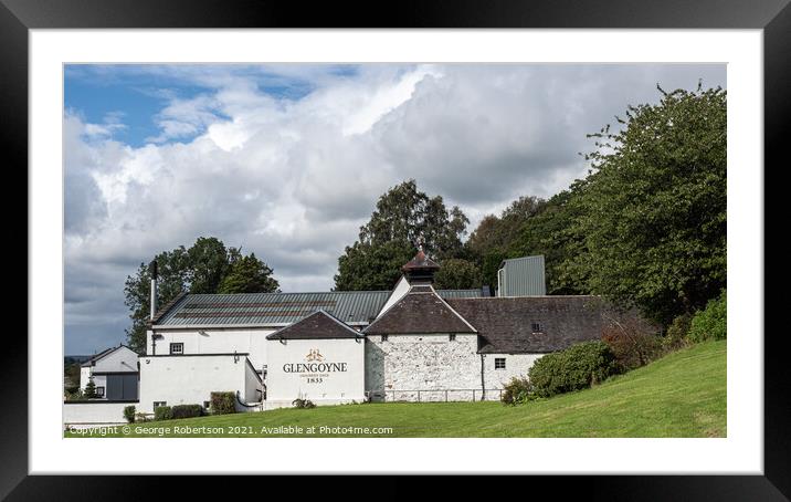 Glengoyne Whisky Distillery, Scotland Framed Mounted Print by George Robertson