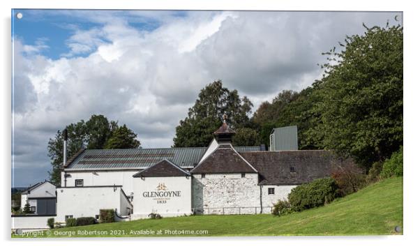 Glengoyne Whisky Distillery, Scotland Acrylic by George Robertson