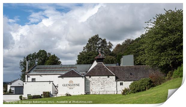 Glengoyne Whisky Distillery, Scotland Print by George Robertson