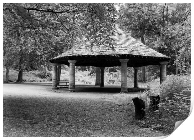 The old bandstand Print by David McCulloch