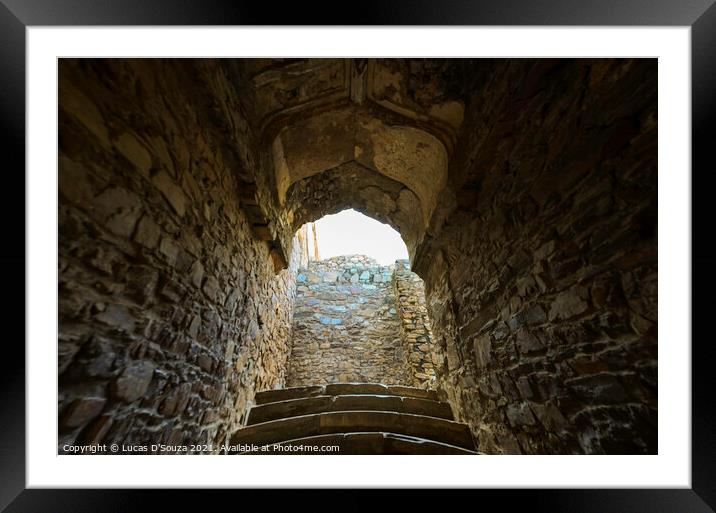 Building arch Framed Mounted Print by Lucas D'Souza
