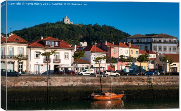 Harbour of Viana do Castelo, Portugal Canvas Print by Navin Mistry