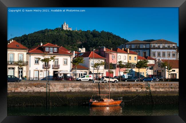 Harbour of Viana do Castelo, Portugal Framed Print by Navin Mistry