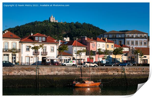 Harbour of Viana do Castelo, Portugal Print by Navin Mistry