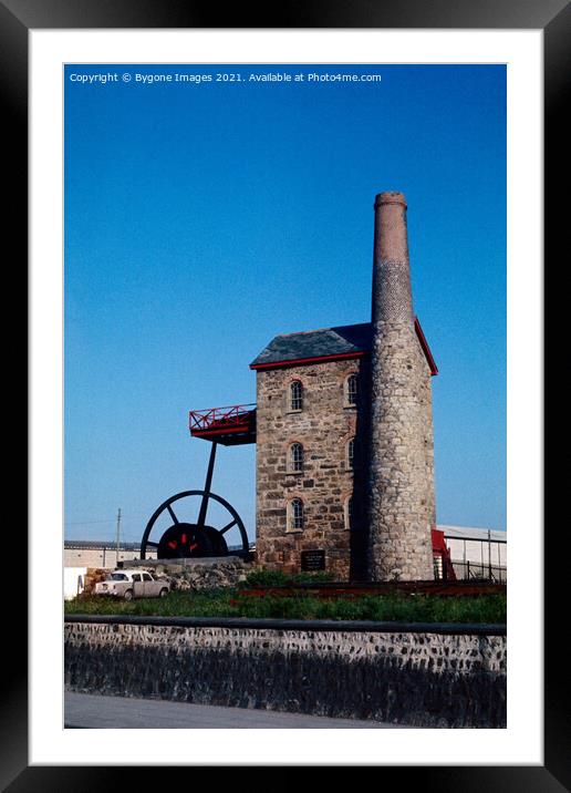 East Pool Mine Cornwall 1970 Framed Mounted Print by Bygone Images