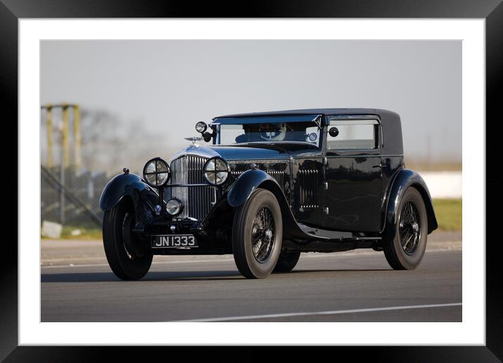 Bentley 8 litre. Framed Mounted Print by Bill Allsopp