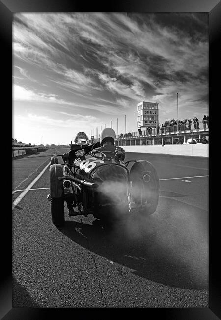 MG on the start line. Framed Print by Bill Allsopp