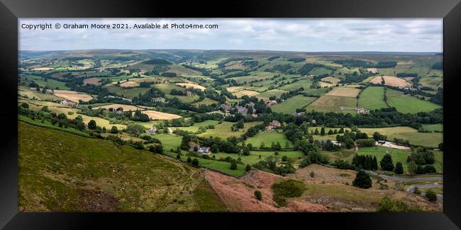 Rosedale in the North Yorkshire Moors Framed Print by Graham Moore