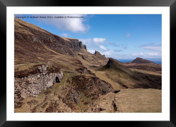 The Quiraing Skye Framed Mounted Print by Graham Moore