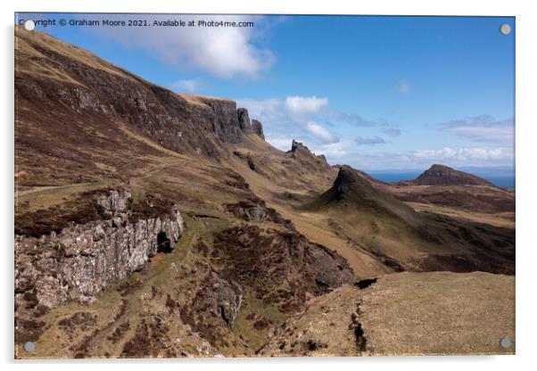 The Quiraing Skye Acrylic by Graham Moore