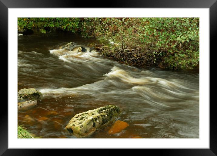 STONEY WATERS Framed Mounted Print by andrew saxton