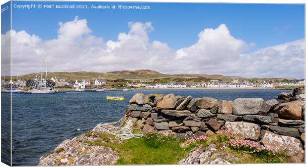 Port Ellen Isle of Islay Scotland Canvas Print by Pearl Bucknall