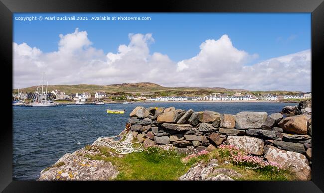 Port Ellen Isle of Islay Scotland Framed Print by Pearl Bucknall