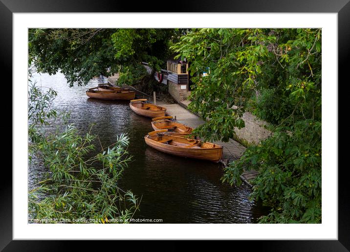 River Stour in Dedham, Essex Framed Mounted Print by Chris Dorney