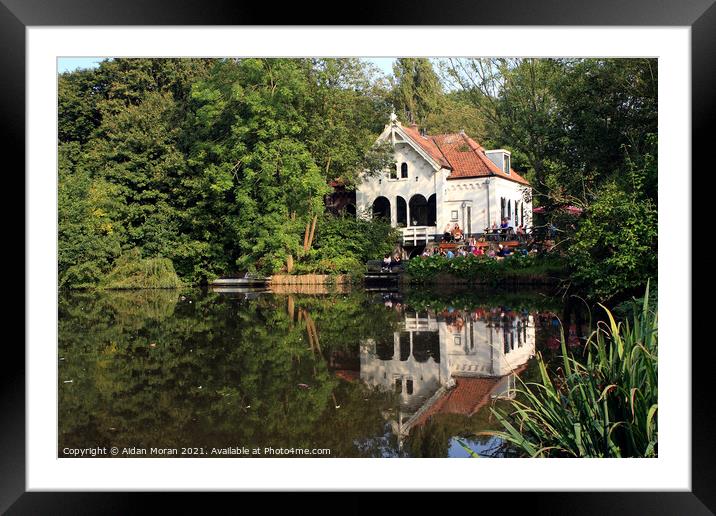 Brewery By The Lake  Framed Mounted Print by Aidan Moran