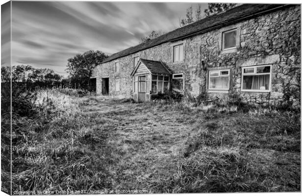 Abandoned Farm, Harborough Rocks Canvas Print by Chris Drabble