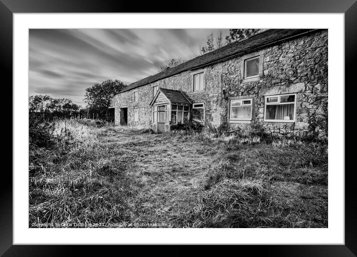 Abandoned Farm, Harborough Rocks Framed Mounted Print by Chris Drabble
