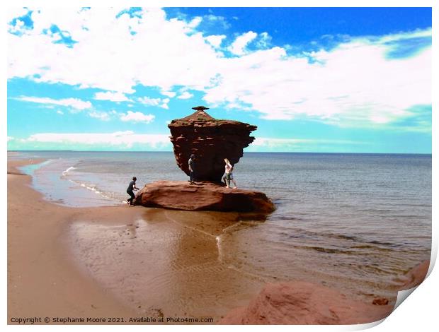 Teacup Rock Print by Stephanie Moore