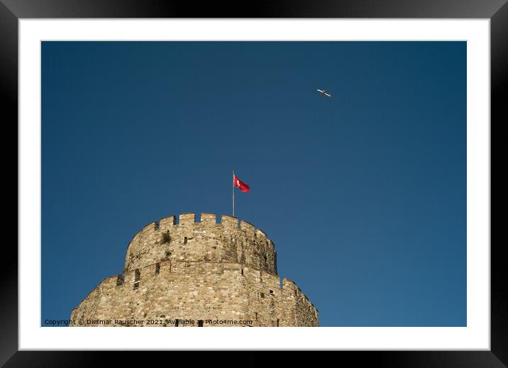 Rumelian Castle, Istanbul, Turkey Framed Mounted Print by Dietmar Rauscher