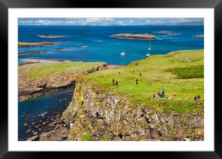 The Treshnish Isles, Inner Hebrides, Scotland Framed Mounted Print by Navin Mistry