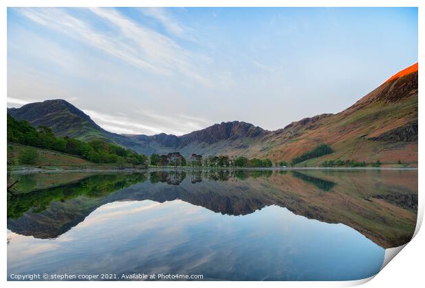 reflections Print by stephen cooper