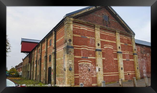 The Maltings Front and Side View  Framed Print by GJS Photography Artist