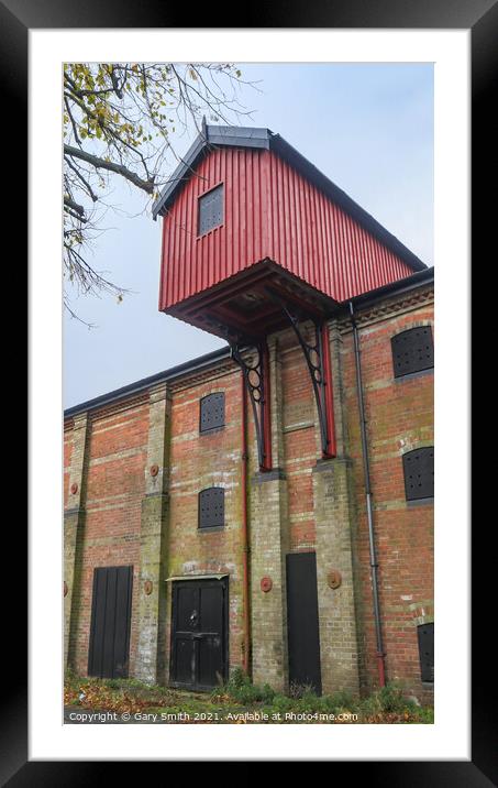 The Maltings Winch House Close Up Framed Mounted Print by GJS Photography Artist
