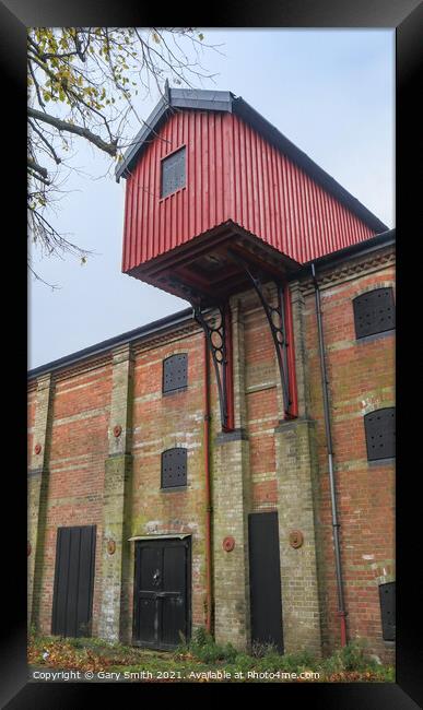 The Maltings Winch House Close Up Framed Print by GJS Photography Artist