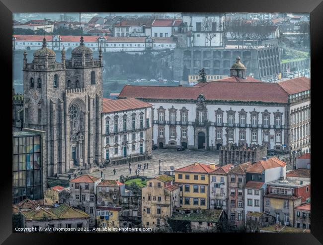 Porto Se Cathedral Framed Print by Viv Thompson
