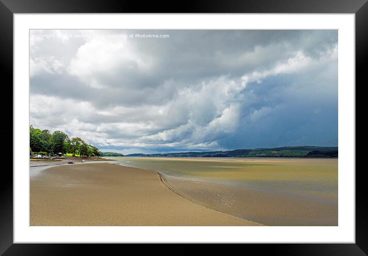 The River Kent Estuary Arnside Cumbria  Framed Mounted Print by Nick Jenkins