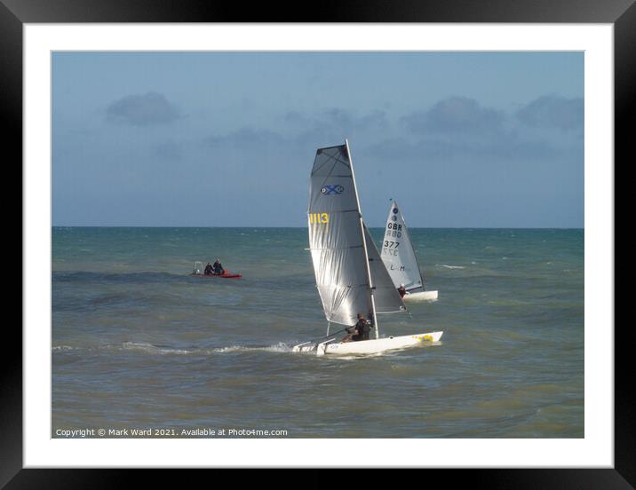 Bexhill Boat Fun Framed Mounted Print by Mark Ward