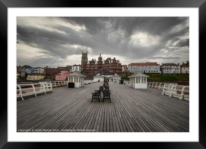 Cromer Pier Framed Mounted Print by Andy Morton