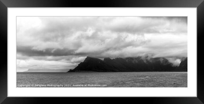 Melfjorden  Framed Mounted Print by DiFigiano Photography
