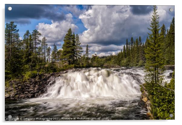 Dimforsen Falls Acrylic by DiFigiano Photography