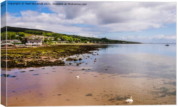 Lamlash Bay Isle of Arran Scotland Canvas Print by Pearl Bucknall