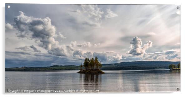Storuman Lake Acrylic by DiFigiano Photography